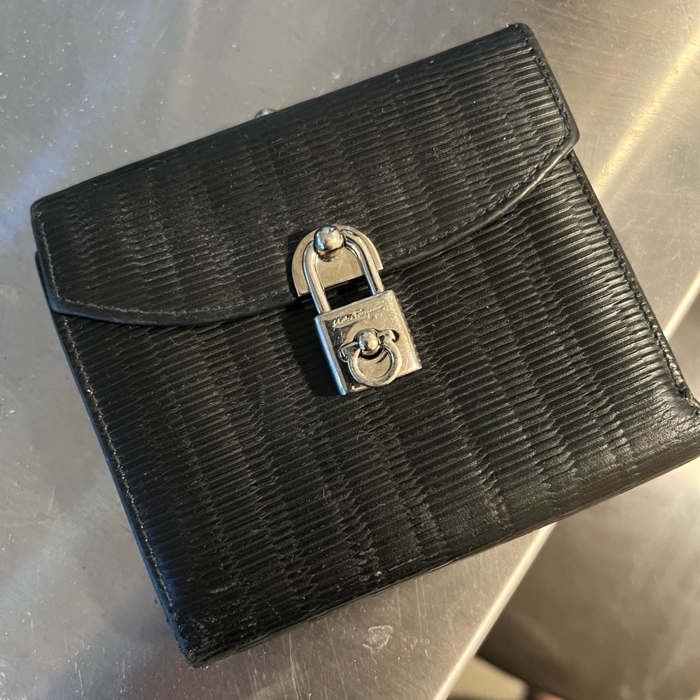 Salvatore Ferragamo - Lizard Compact Wallet